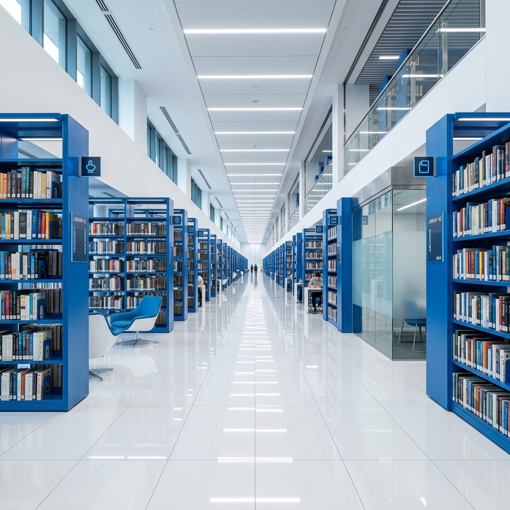 Library infinite corridor